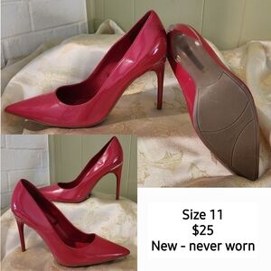 NEW Women's Red Pumps Size 11